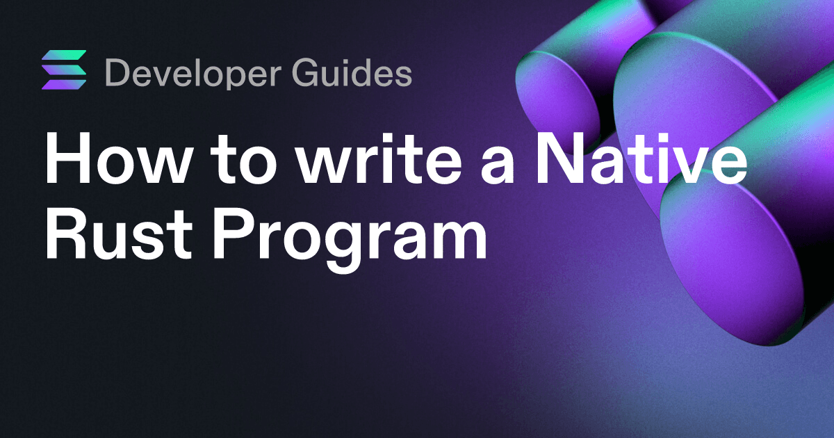 How to write a Native Rust Program